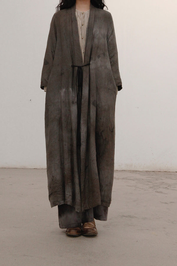 MUTEDANCE silk and cashmere coat MD21FW28